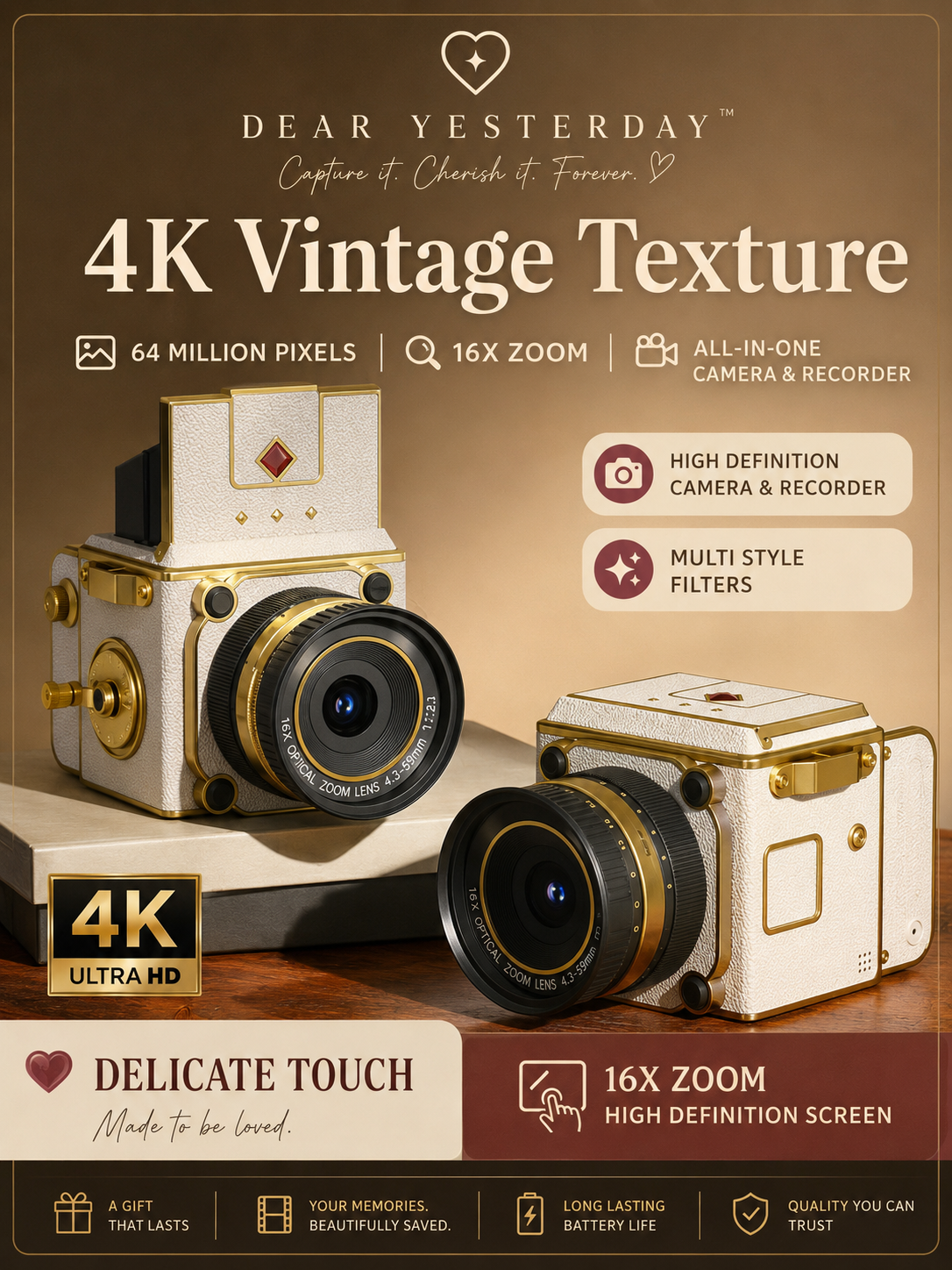 4K vintage texture.