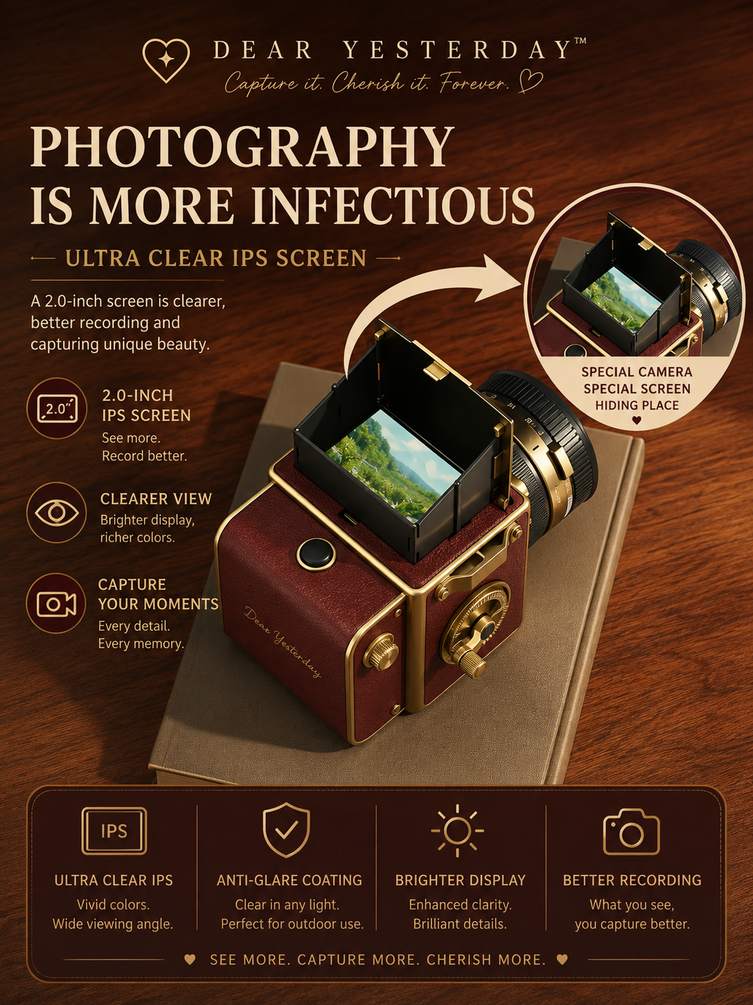 Ultra clear IPS screen.